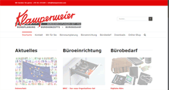 Desktop Screenshot of klampermeier.com